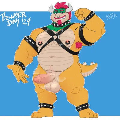 bowser (bowser day, mario bros) created by outcast-stars
