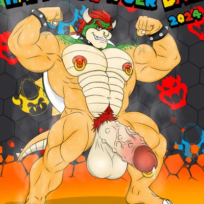 bowser (bowser day, mario bros) created by sondinker fazbear's