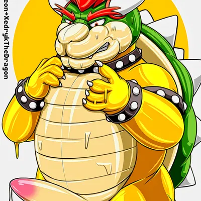bowser (bowser day, mario bros) created by xedrykthedragon