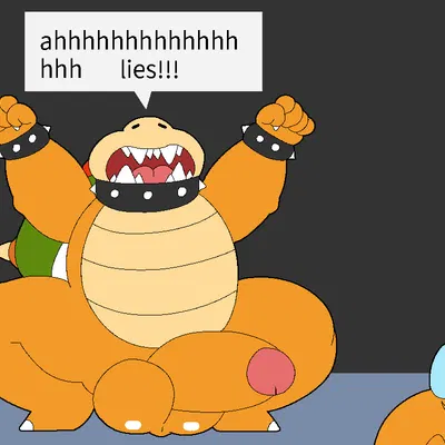 bowser, kamek (mario bros, nintendo) created by slem
