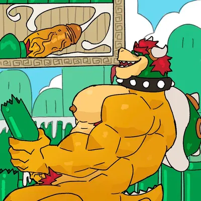 bowser (mario bros, nintendo) created by crawdunk64