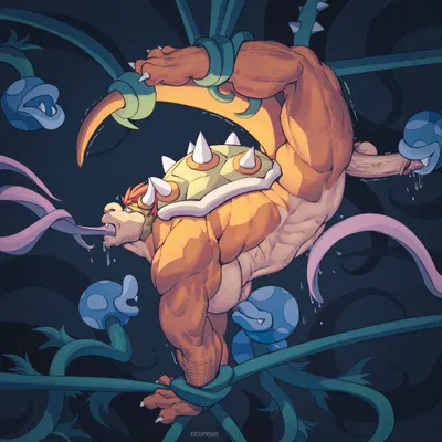 bowser (mario bros, nintendo) created by eruprior