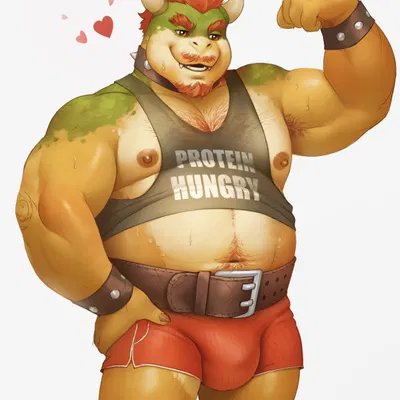 bowser (mario bros, nintendo) created by highpups