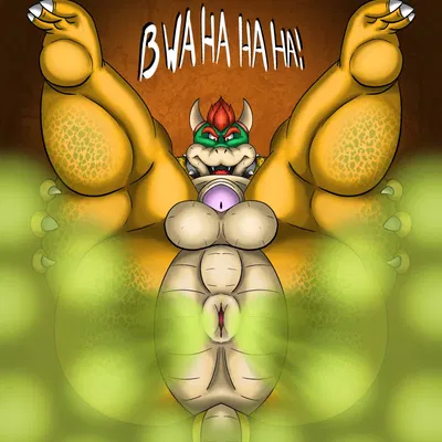 bowser (mario bros, nintendo) created by sunflower fox