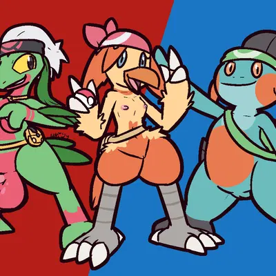 brendan (pokemon), may (pokemon) (nintendo, pokemon) created by ultilix