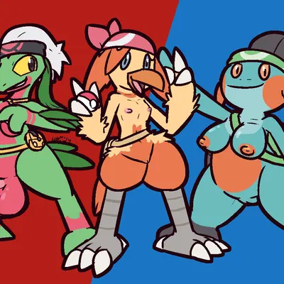 brendan (pokemon), may (pokemon) (nintendo, pokemon) created by ultilix