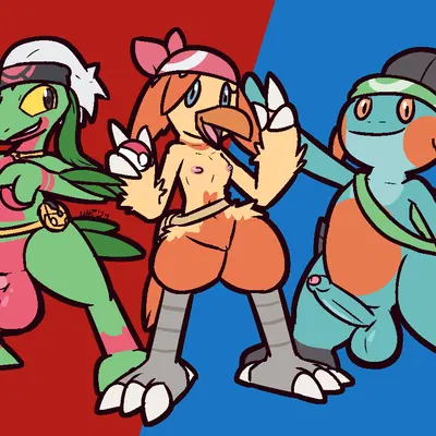 brendan (pokemon), may (pokemon) (nintendo, pokemon) created by ultilix