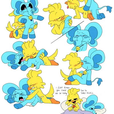 bubba bubbaphant, kickinchicken (mob entertainment, poppy playtime) created by pachi rizuu