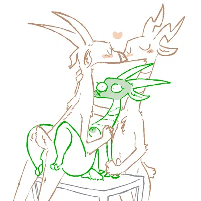 bucky oryx-antlerson, pronk oryx-antlerson, the weaver (character) (disney, zootopia) created by the weaver