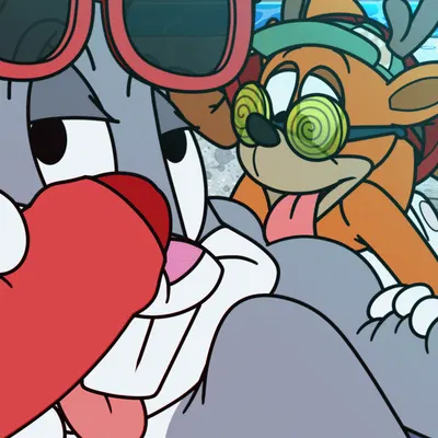 bugs bunny, oswald cuddlenugget, wacky laffenbutter (toontown) (looney tunes, toontown) created by hairlessboyblunder