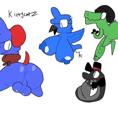 cain (kittycatz), effie (kittycatz), haiti (kittycatz) created by kittycatz