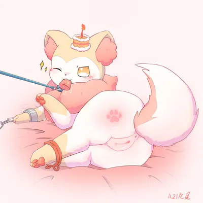 cakebufu (character) created by a21foxtail