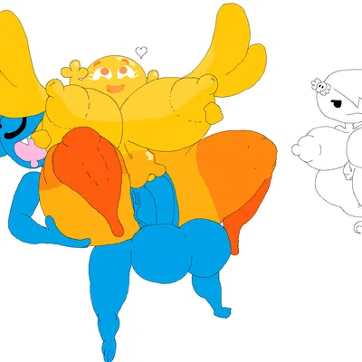 carrie krueger, gumball watterson, penny fitzgerald (cartoon network, the amazing world of gumball) created by keel (artist)