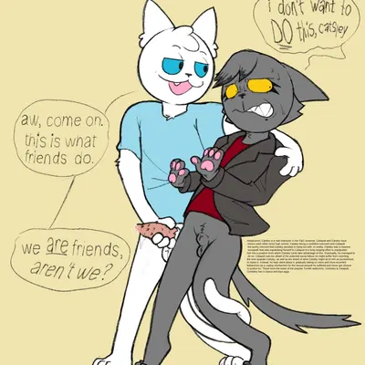 catapult (c&c), catsley (c&c), fan character (cocksley and catapult) created by felineballistics