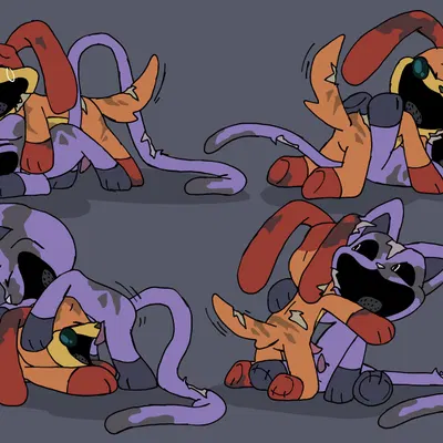 catnap (poppy playtime), dogday (poppy playtime) (mob entertainment, poppy playtime) created by pachi rizuu