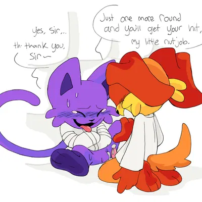 catnap (poppy playtime), dogday (poppy playtime) (mob entertainment, poppy playtime) created by pachi rizuu