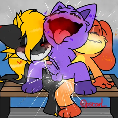 catnap (poppy playtime), dogday (poppy playtime), opstah (character) (mob entertainment, mythology) created by opstah