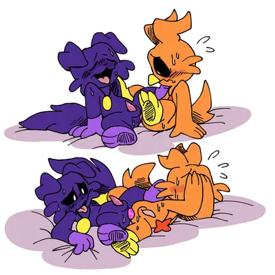 catnip (pachi rizuu), shrinkin chicken (pachi rizuu) (mob entertainment, poppy playtime) created by pachi rizuu