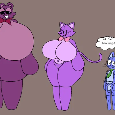 catti (gremlingrounded), jerri (gremlingrounded), nightguard (gremlingrounded) (lovedoll toy factory) created by gremlingrounded