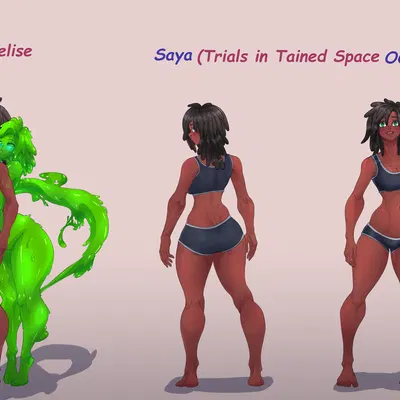 celise (tits), fan character (trials in tainted space) created by dragmarok