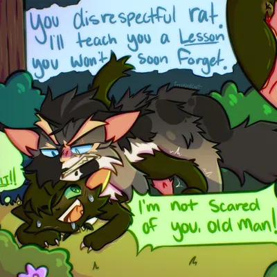 charlotte (cattails wildwood story), talon (cattails wildwood story) (cattails: wildwood story) created by freckledcoat