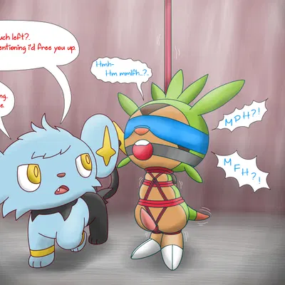 charlx, jemie the chespin (nintendo, pokemon) created by soupcanz