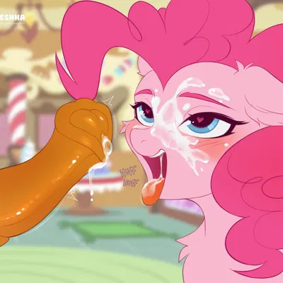 cheese sandwich (mlp), pinkie pie (mlp), sugarcube (friendship is magic, hasbro) created by kanaeshka