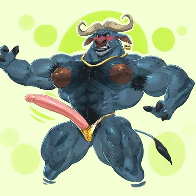 chief bogo (disney, zootopia) created by lotolotl