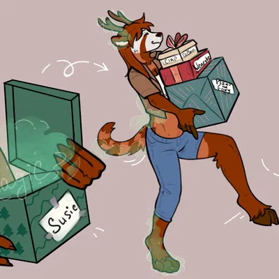 christmas, new year created by kiri-anko