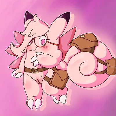 clair the clefable (nintendo, pokemon) created by thine dude