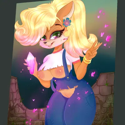 coco bandicoot (activision, crash bandicoot (series)) created by rakkyoarts