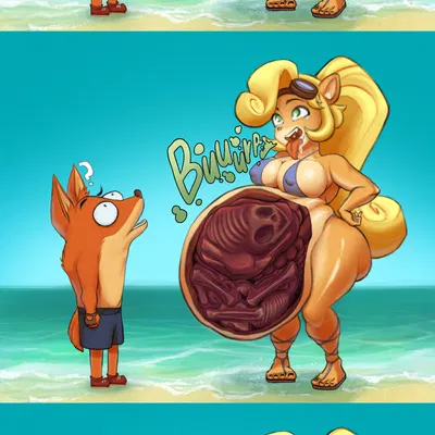 coco bandicoot, crash bandicoot, tawna bandicoot (activision, crash bandicoot (series)) created by cyflea