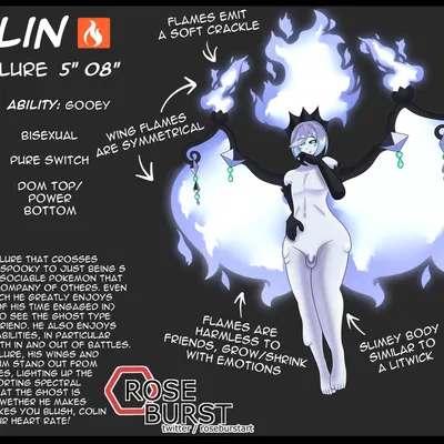 colin (roseburst) (nintendo, pokemon) created by roseburst (artist)