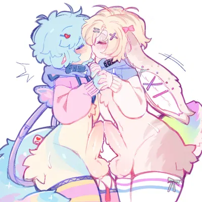 collette (vallshad), mew (katsucoffee) created by katsucoffee