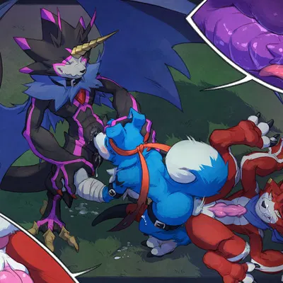 connor the gaomon (bandai namco, digimon) created by nawka