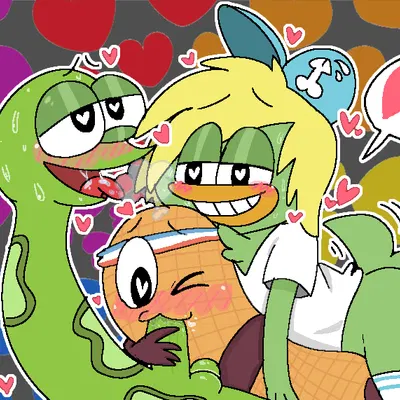 craig (sanjay and craig), peanut (pickle and peanut), swaysway (breadwinners, disney) created by svenniehoek