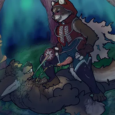 cruelclaw (magic: the gathering), korwin (hasbro, magic: the gathering) created by foxvomitarts