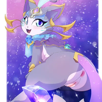 crystal rose yuumi, yuumi (lol) (league of legends, riot games) created by sarox