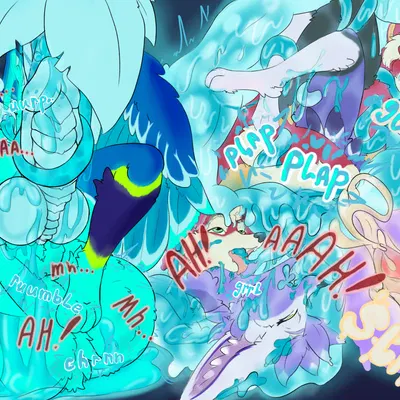 cybermedium, stray arhangel, zeitheron (mythology) created by vaineris