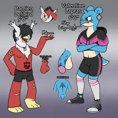 damien (aaron amethyst), valentine (aaron amethyst) (converse, nintendo) created by aaron amethyst