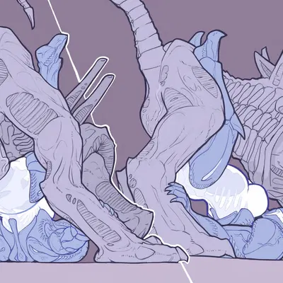 dark samus (alien (franchise), gigeresque (genre)) created by demimond23, third-party edit