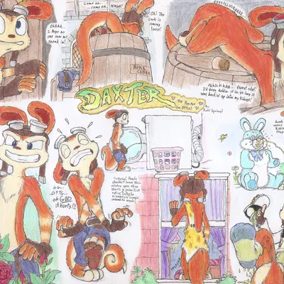 daxter (easter, jak and daxter) created by rufe squirrel
