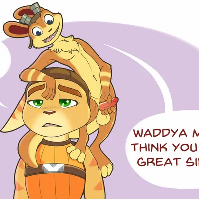 daxter, ratchet (ratchet and clank) (jak and daxter, naughty dog) created by jonas-puppeh