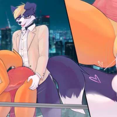 dean (drako1997), diane foxington (dreamworks, the bad guys) created by shudayuda