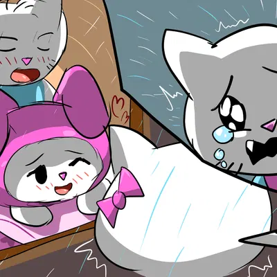 dear daniel, hello kitty (character), my melody (hello kitty (series), onegai my melody) created by evan harrey