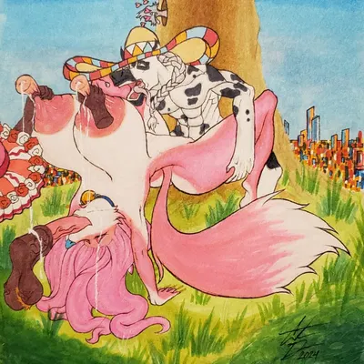 denisse created by bikerboyart