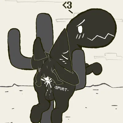 dinosaur (google chrome) (google, google chrome) created by notsafeforwanking