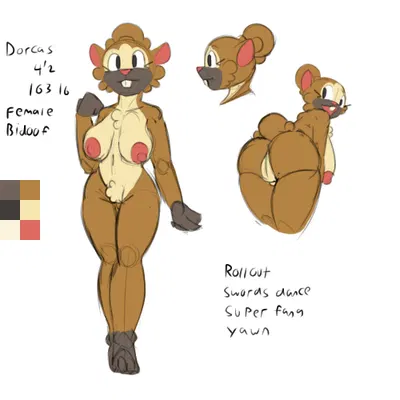 dorcas (reakuthecrate), fan character (nintendo, pokemon) created by reakuthecrate