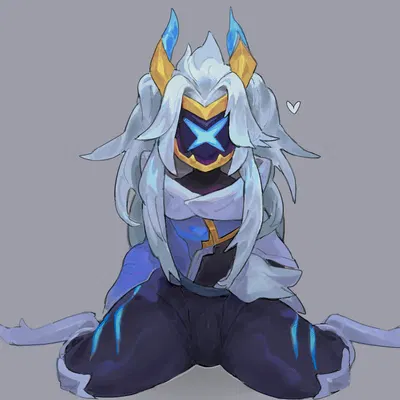 drx kindred, kindred (lol), lamb (lol) (league of legends, riot games) created by ramssa