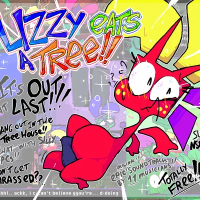 elizabeth (roksim) (lizzy eats a tree) created by roksim